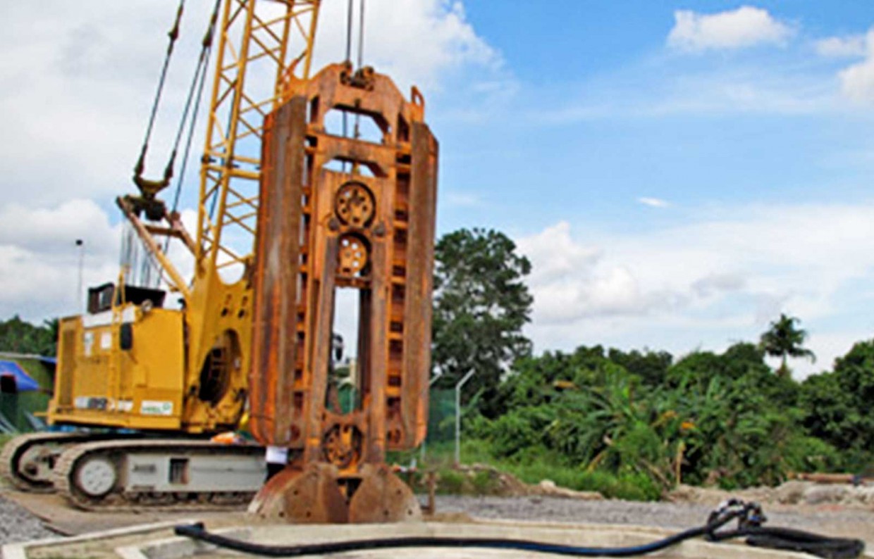 Waste Water Plant Construction - Heavy Equipment