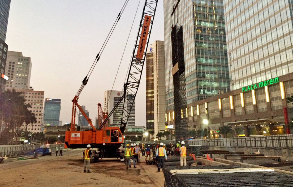 Construction of underground MRT stations Central Jakarta - Slider 5